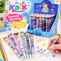 Stylos gel mignons en forme de chien KAIX, stylos d'écriture, animaux 3D, colorés, de haute qualité, cadeau personnalisé, bille personnalisée, luxe, pour cadeaux scolaires