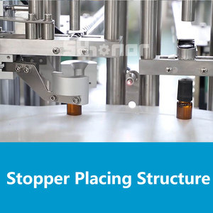 Tự động độ chính xác cao bánh phụ máy móc cho nước giải khát dầu nước hoa thủy tinh nhỏ <span class=keywords><strong>Roll</strong></span>-<span class=keywords><strong>On</strong></span> 50ml/10ml chai điền đóng nắp - Product Image 3