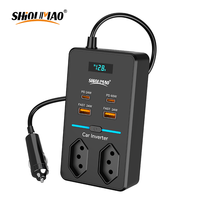 Inversor de Corriente para Automóvil, 200W, Estándar Brasileño, 12v 127v/220v