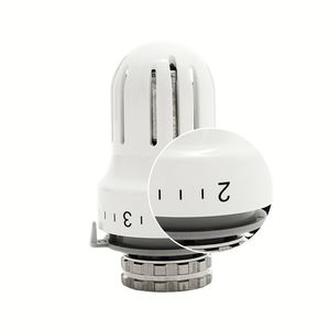 Robinet <span class=keywords><strong>thermostatique</strong></span> de radiateur en laiton AVONFLOW, <span class=keywords><strong>tête</strong></span> de robinet <span class=keywords><strong>thermostatique</strong></span> en plastique TRV - Product Image 2