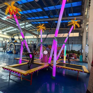 Équipement de divertissement coloré, durable et sûr pour quatre personnes, saut à l'élastique pour parc d'attractions, aire de jeux, entraînement physique - Product Image 5