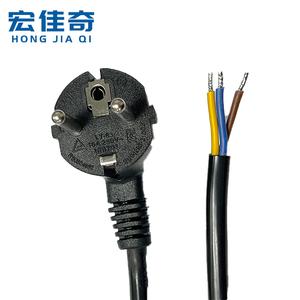 Dây nguồn 10a250v tiêu chuẩn Châu Âu với 3 phích cắm + C13 France cắm mở rộng thiết bị gia dụng IEC nữ loại cuối - Product Image 3