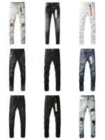 Jean décontracté coupe bootcut ample pour homme 2025, délavage moyen, taille mi-haute, en denim extensible de haute qualité, idéal pour les affaires et le quotidien, très tendance