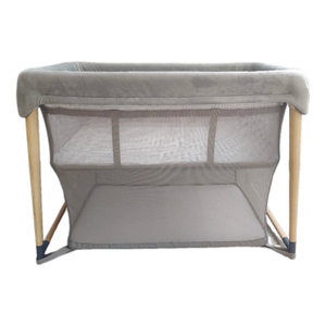 High Quality Breathable Multi-Functional Baby Bed Basic Baby Crib Travel <strong>Cot</strong> Bassinet Playard Modern <strong>Bedroom</strong> Park Use Solid Wood - Product Image 2