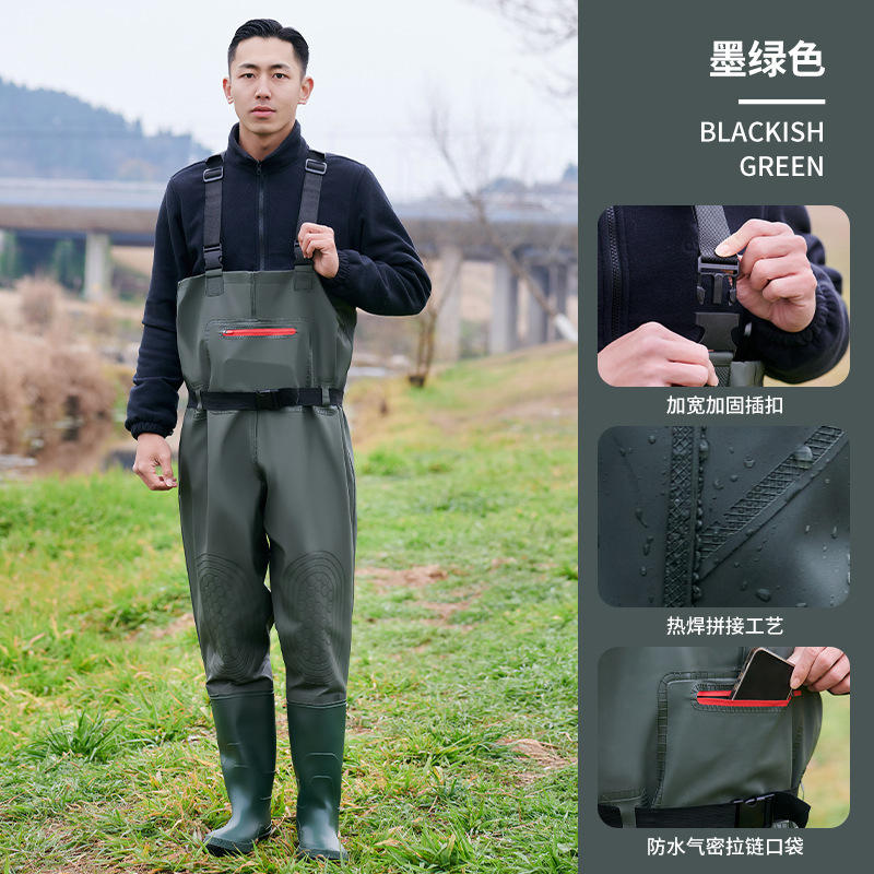 รุ่นอัปเกรดเสริมความแข็งแรงด้วย PVC - สีเขียวเข้ม