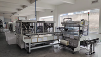 TCJ-QRJ ligne d'emballage de couvercle en plastique en ligne formant la machine pour l'emballage de sacs en papier alimentaire étiquetage collage gaufrage cigarettes