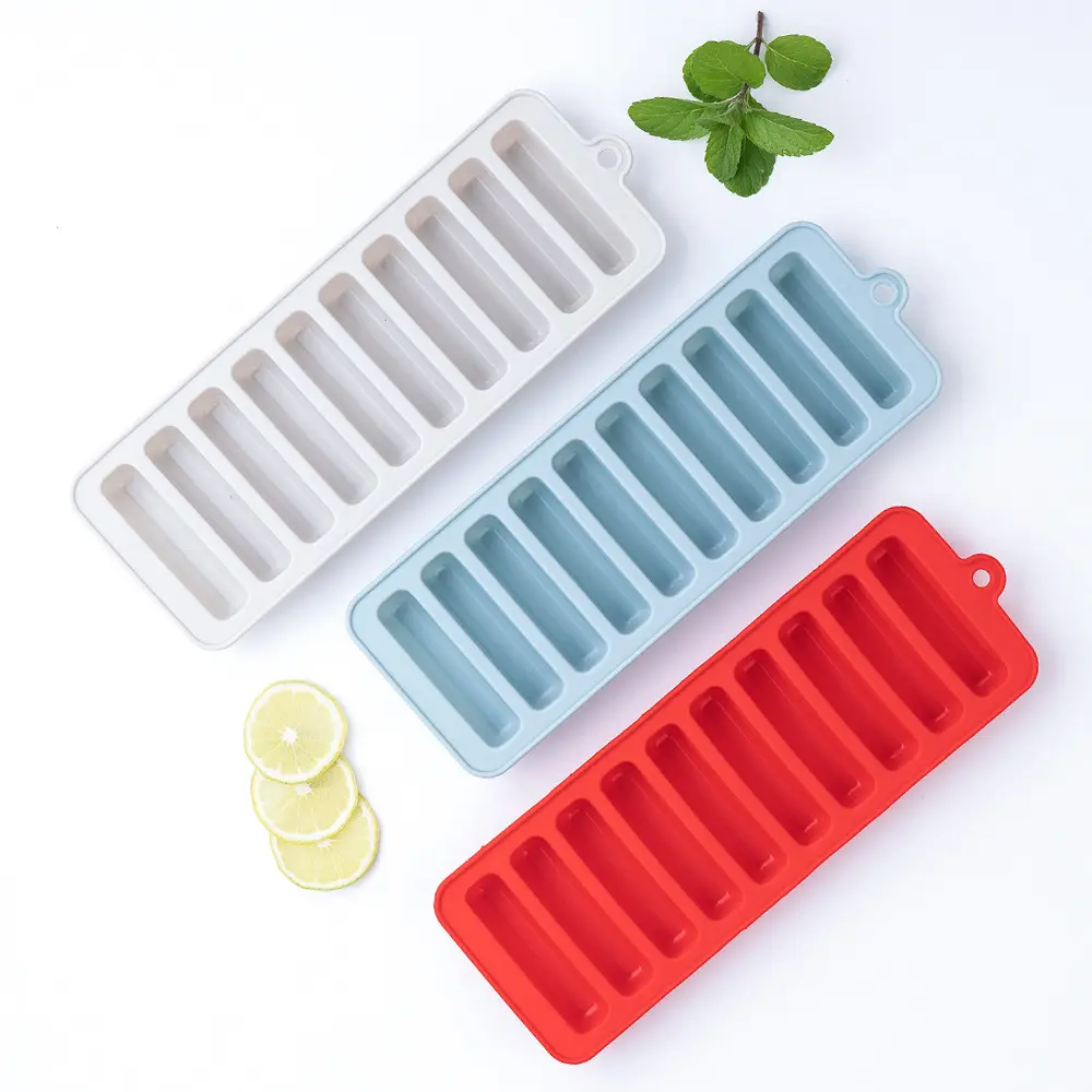 Perfect Ice Cube Sticks Molds for Small Mouth Sport Water Bottles, Bottled Soda, Ice Tube Making Trays