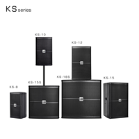 Haut-parleur professionnel KS12 12 pouces 2 voies pleine gamme 350 watts passif pour système de sonorisation