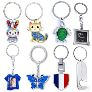 Porte-clés en métal personnalisé - Style robuste et durable pour les travailleurs du bâtiment et les cadeaux industriels - Product Image 1