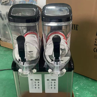 Machine à glace pilée professionnelle en acier inoxydable, durable, pour slush, milkshake et neige fondante instantanée