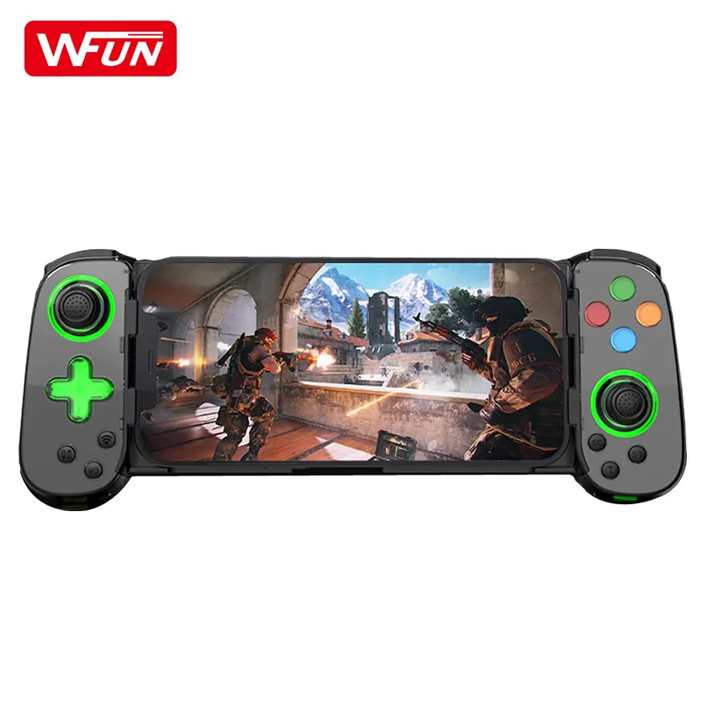 फोन गेम कंट्रोलर Gamepad d7 वायरलेस स्ट्रेचिंग गेमिंग के लिए जॉयस्टिक एंड्रॉइड आईओएस आईओएस आईओएस के लिए क्लाउड गेमिंग के लिए