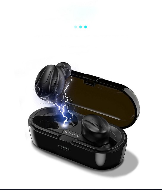 High Quality In-Ear TWS Earbuds for 5.0 Wireless LED Display Portable Sport Headset IPX-1 Waterproof 3.2 Hours Playtime
