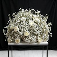 Flores Artificiales de Seda Hechas a Mano de Alta Gama, Realistas y Duraderas, para Juegos de Mesa, Decoración de Bodas, Adornos de Navidad y Año Nuevo