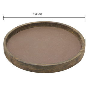 Luckywind Rustico Accessori Per La Casa Arredamento In Legno Naturale e di Candela In Metallo Supporto Del <span class=keywords><strong>Vassoio</strong></span> Per il Caffè Tavolo e Tavolo Da Pranzo - Product Image 6