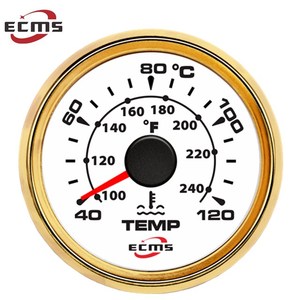 Hot Bán 52Mm <span class=keywords><strong>Analog</strong></span> Nhiệt Độ Nước Đo Meter Chỉ Số 40-120 Độ Phạm Vi 12/24V Với Đèn Nền Cho Đồng Hồ Đo Áp Suất - Product Image 2