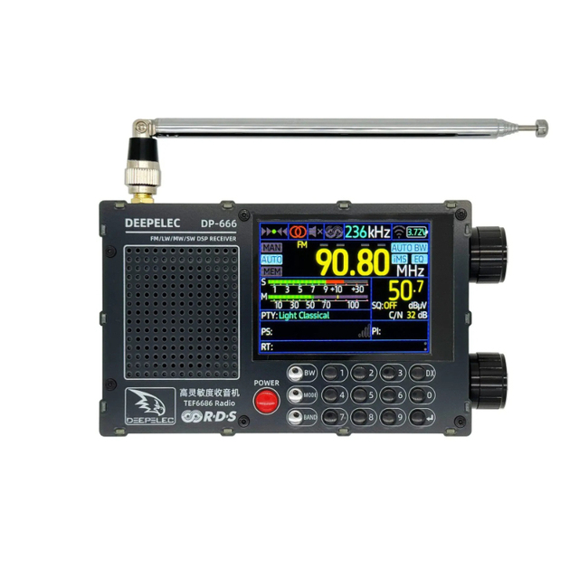 TEF6686 DSP Radio DP-666 High Sensitivity Full-Band FM AM Shortwave