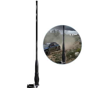 เสาอากาศสื่อสารแบบ Dual Band VHF/UHF 6.5 DBi แบบ Heavy Duty พร้อมสปริงสแตนเลส  สำหรับ 4G มือถือ  วัสดุไฟเบอร์กลาส - Product Image 1