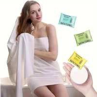 Thickened Extra Large Compression Solid Color Plain Weave Bath Towel Travel Hotel Homestay Portable Disposable Trade Hot