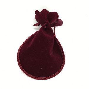 Petit sac en velours à cordon pour bijoux, sac de rangement pour bijoux, petit sac cadeau - Product Image 3