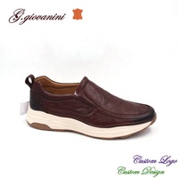 Mocassins en cuir personnalisés pour hommes, chaussures de créateur pour hommes