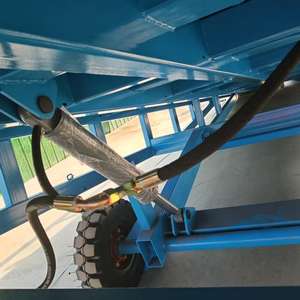 बोर्डिंग रैंप प्लेटफॉर्म कंटेनर लोडिंग और अनलोडिंग प्लेटफॉर्म छोटे चल डॉकिंग पुल - Product Image 6