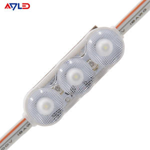 Module LED d'extérieur miniature 3 LED 2835 rétroéclairé 12V 0.72W IP67 étanche avec lentille 160 degrés - Product Image 1