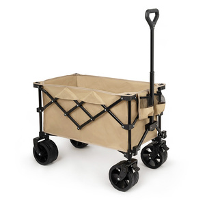 <span class=keywords><strong>Chariot</strong></span> <span class=keywords><strong>pliable</strong></span> en fer durable <span class=keywords><strong>de</strong></span> grande capacité chariots à main pliables portables multifonctions pour une utilisation en extérieur pour le camping et la <span class=keywords><strong>plage</strong></span> - Product Image 1