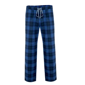 Nuovi pantaloni da <span class=keywords><strong>uomo</strong></span> in puro <span class=keywords><strong>cotone</strong></span> a quadri pantaloni da Yoga a gamba dritta per la personalizzazione dei pantaloni Casual da casa - Product Image 6