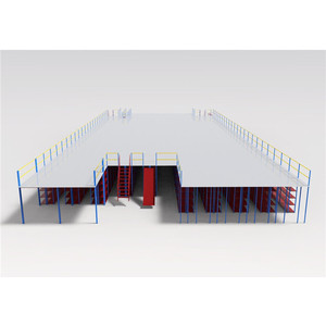 Mezzanine Floor Warehouse Multifunctional Storage Shelf, Metal Shelf Storage Shelves Rack