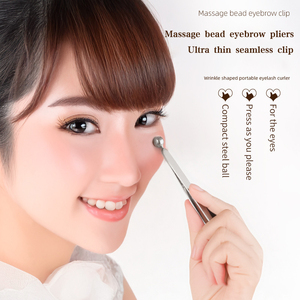 <span class=keywords><strong>Pince</strong></span> à sourcils et <span class=keywords><strong>pince</strong></span> à cils avec embout incliné - Design moderne, fin et sans couture - Product Image 2