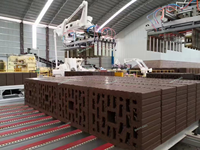 Robot de pose de blocs, machine robotique de pose de briques pour ligne de production de briques en four rotatif