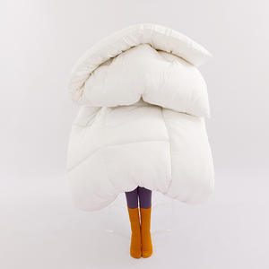 Usine traitement personnalisé épais jaune <span class=keywords><strong>lit</strong></span> couette térylène coton chaud hiver literie hôtel maison couette noyau - Product Image 5