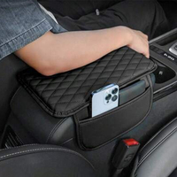 Vente Universel Étanche Intérieur De Voiture Accessoires Center Console Couverture Boîte De Rangement Accoudoir Boîte Couverture Convient À Tous Les Véhicules
