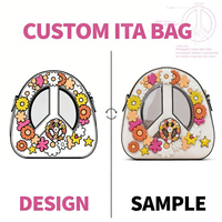 Sacs à main de luxe pour femmes en cuir PU, personnalisés, avec présentoir pour badges Ita, vente en gros OEM