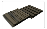 Panneau mural WPC de haute qualité pour extérieur, co-extrusion, revêtement extérieur creux 219H26A