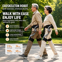 Exosquelette médical pour membres inférieurs, dispositif d'assistance à la marche pour hémiplégie post-AVC, robot de rééducation à la marche motorisé pour adultes et seniors