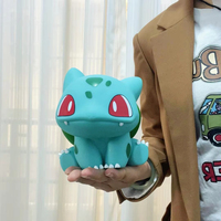 Boneka Hewan Peliharaan Digital Kawaii Monster Figur Kartun Besar Bahan Katun Tinggi 2m Modern Trendi untuk Pajangan Rak Koleksi Anime