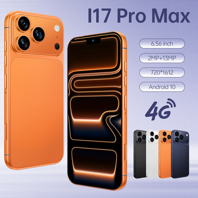 Factory-made OEM High-definition 4G Smartphone I17 Pro Max 16GB+1TB with Dual SIM Cards | Dedicated Phone for Global Users.