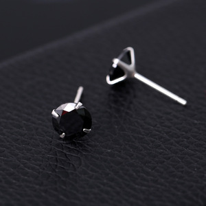 <span class=keywords><strong>Orecchini</strong></span> Minimalisti Trendy in <span class=keywords><strong>Argento</strong></span> Sterling <span class=keywords><strong>925</strong></span> con Zirconi Colorati, Gioielli alla Moda per Donne e Ragazze - Product Image 3