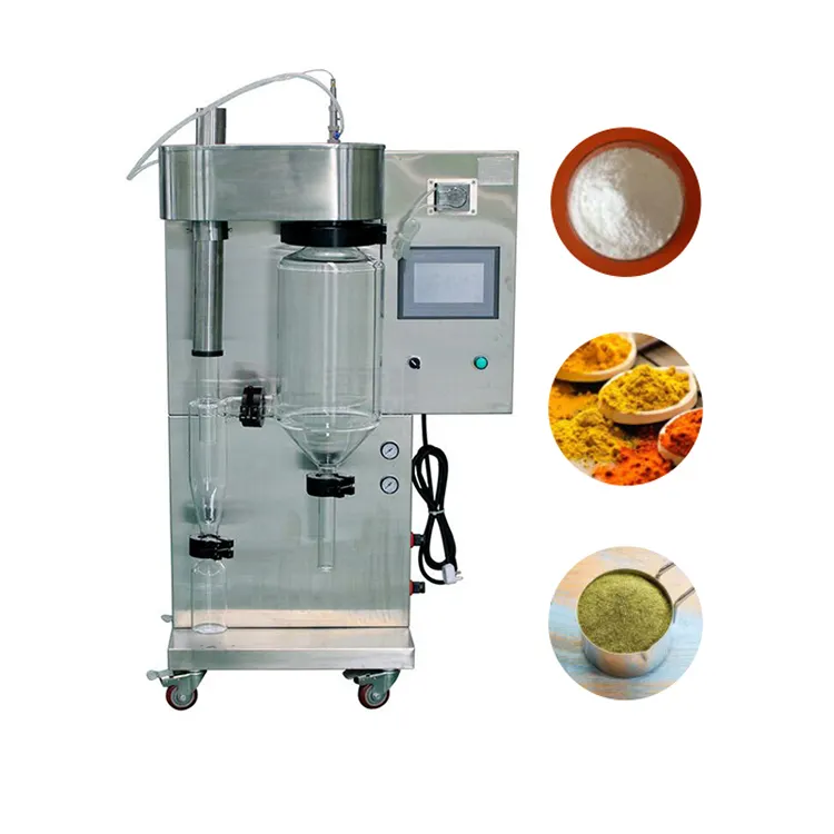 ماكينة تجفيف السعر لمسحوق الأطعمة الأبيض بالرش والشاي الأسود والعشب والعصير والحليب والعصير