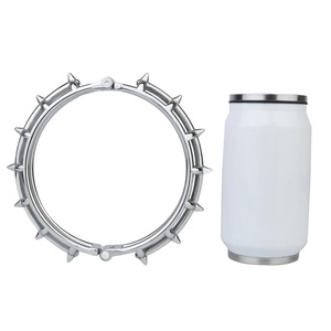 Collier BDSM à pointes en acier inoxydable avec chaîne et poignée, jouet de bondage réglable en métal pour adultes - Product Image 3