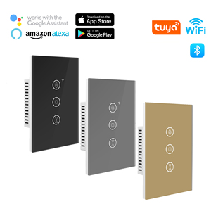 Tuya Smart Life WiFi Curtain Switch Glass Touch Switch for Electric Motorized Blinds Roller <strong>Shutter</strong> With Alexa Google Home - Product Image 5