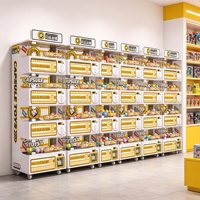 Machine Gacha en gros directe, machine de jeu à déclenchement de balles, casier à prix Gacha, jouets électriques d'arcade pour enfants en capsules, quatre niveaux