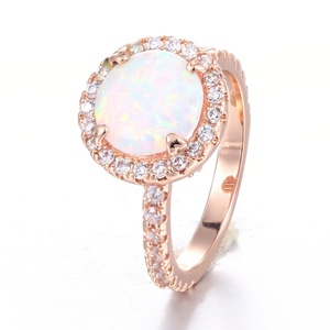 Bague en opale rose et violette, bague serpent en opale, bague vintage Roxi - Product Image 5