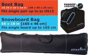 Muestra Gratuita de Bolsa de Snowboard Acolchada Impermeable de Calidad Superior con Longitud Ajustable para Viajes en Avión (63-75 Pulgadas) - Product Image 5