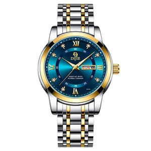 Vendita Diretta di Fabbrica Orologio da Uomo di Lusso di Alta Gamma in Acciaio Inossidabile al Quarzo Cinturino 20mm Design a Moneta 30mm Luminoso <span class=keywords><strong>Resistente</strong></span> <span class=keywords><strong>all</strong></span>'<span class=keywords><strong>Acqua</strong></span> 30M - Product Image 5