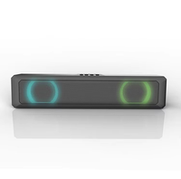 Barre de son USB, lecteur de musique, système audio Hi-Fi, haut-parleur sans fil pour fête, barre de son RGB, haut-parleur Bluetooth sans fil