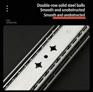 Scorrimento a slitta in acciaio laminato a freddo per impieghi gravosi con capacità di carico di 90 kg. Alta Resistenza, Funzionamento Stabile, Durevole per Carichi Pesanti. - Product Image 3