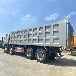 Exportación de Camiones Pesados Chinos: Suministro de Camiones Volquete HOWO de 371 CV 8x4 para Movimiento de Tierras con Descarga Trasera - Product Image 2
