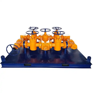 Collecteur de contrainte hydraulique manuel télécommandé robuste pour la tête de puits pétrolier, destiné à l'extraction de gaz en forage de puits profonds - Product Image 1